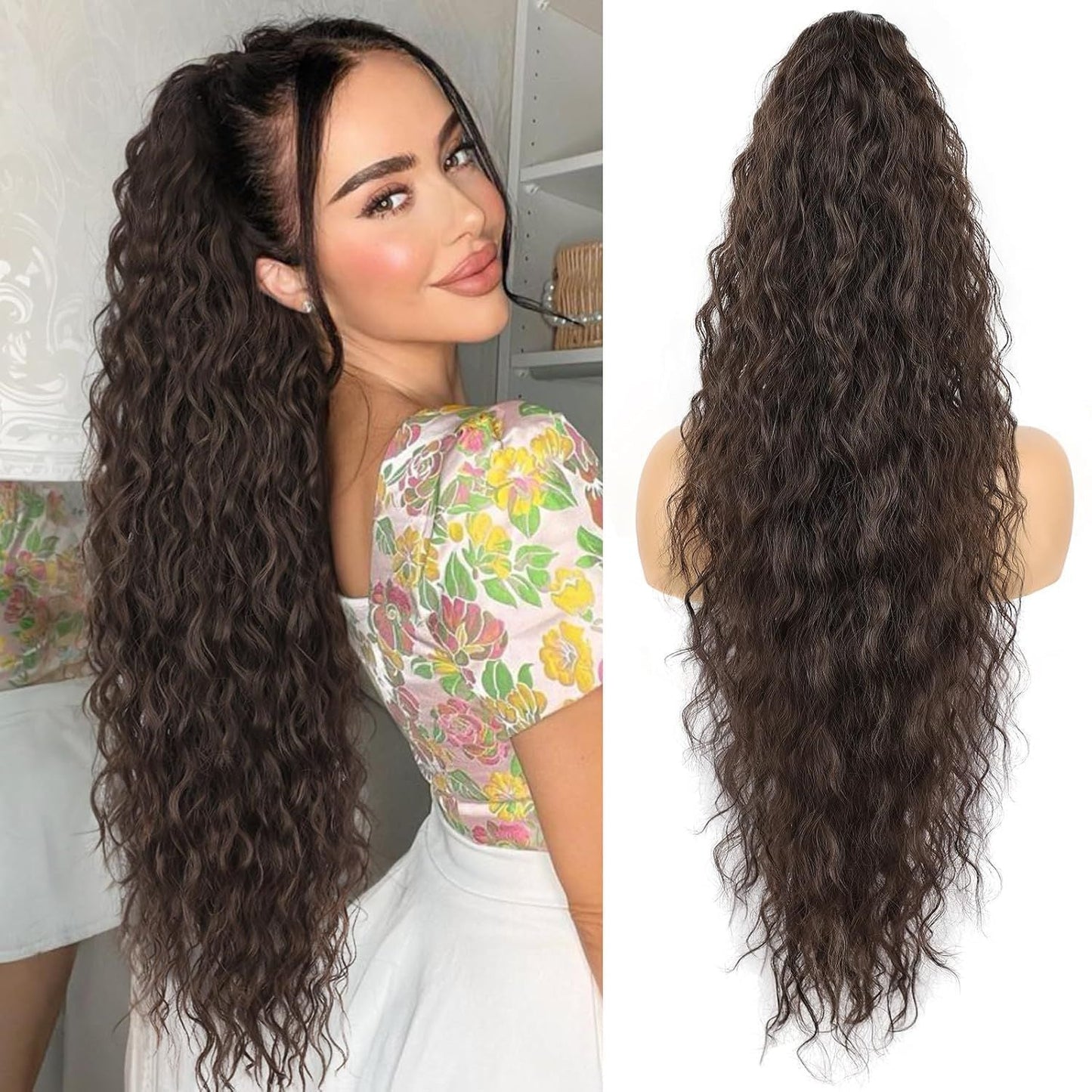 ✨ Now 40% OFF⚡Clip-in Big Wavy Ponytail Extension