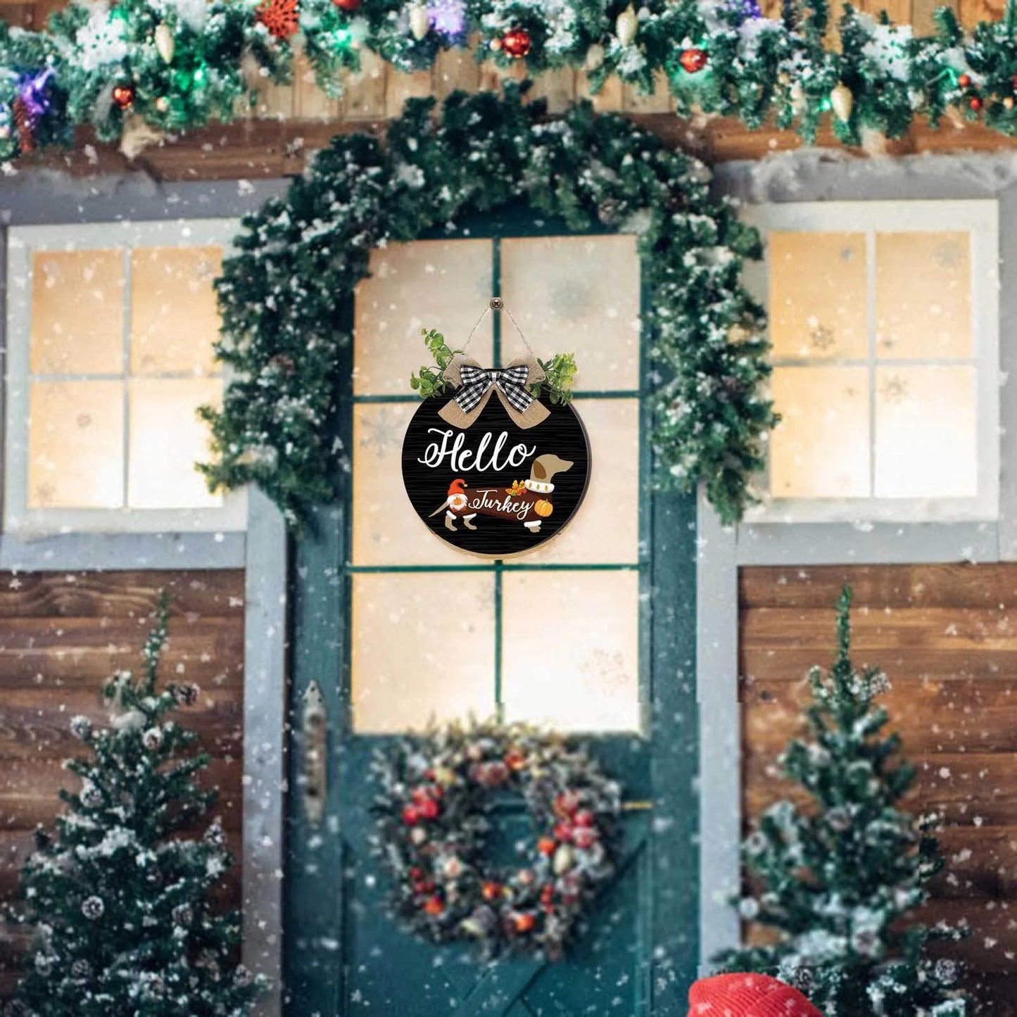 🔥16pcs Interchangeable Dachshund Sign Dog Welcome Sign