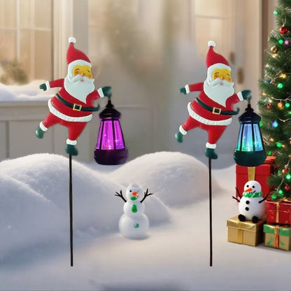 🎅Christmas Santa Solar Kettle Lights Garden Lawn Decorative Lights