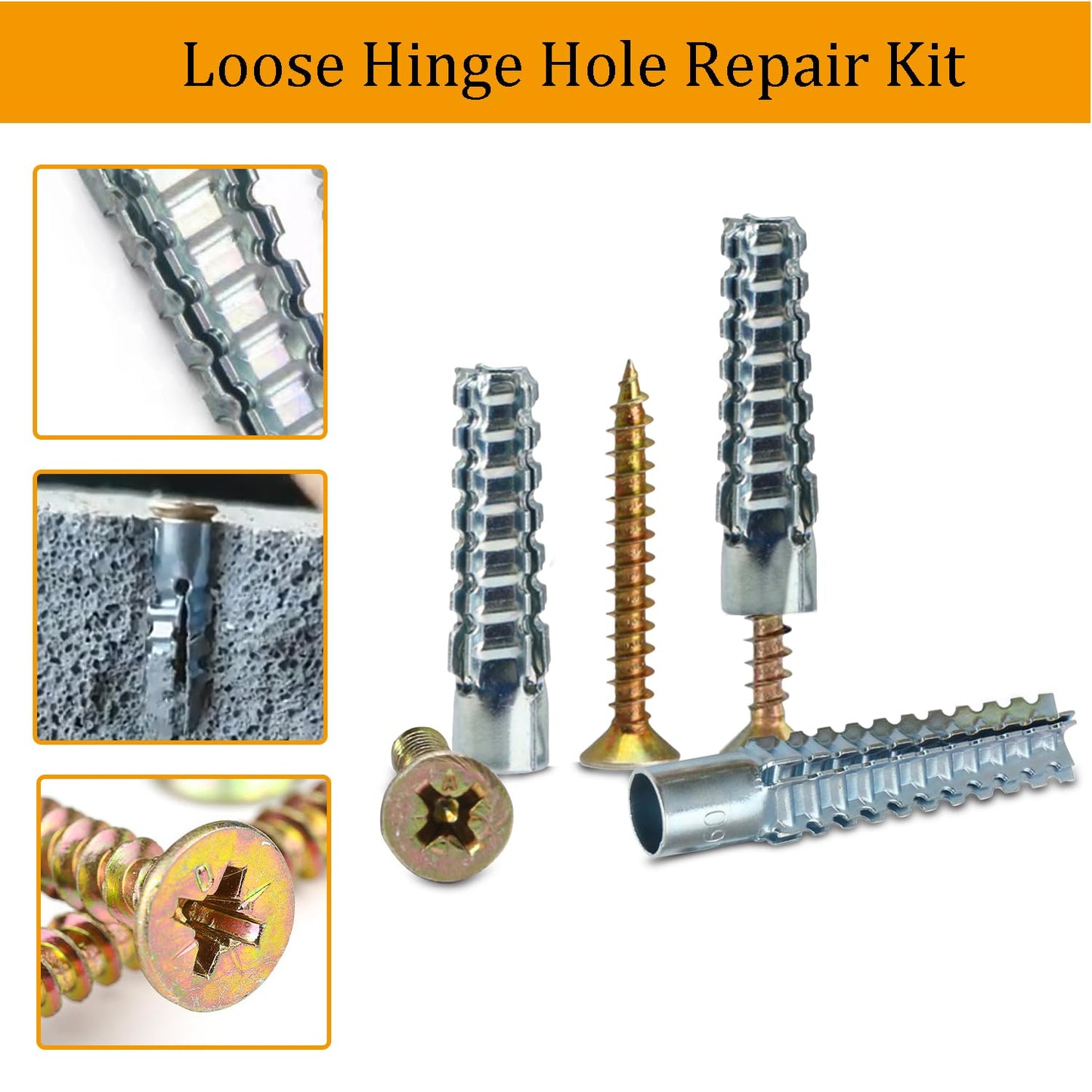 M6 Tree-Shaped Steel Wall Anchors with Screws